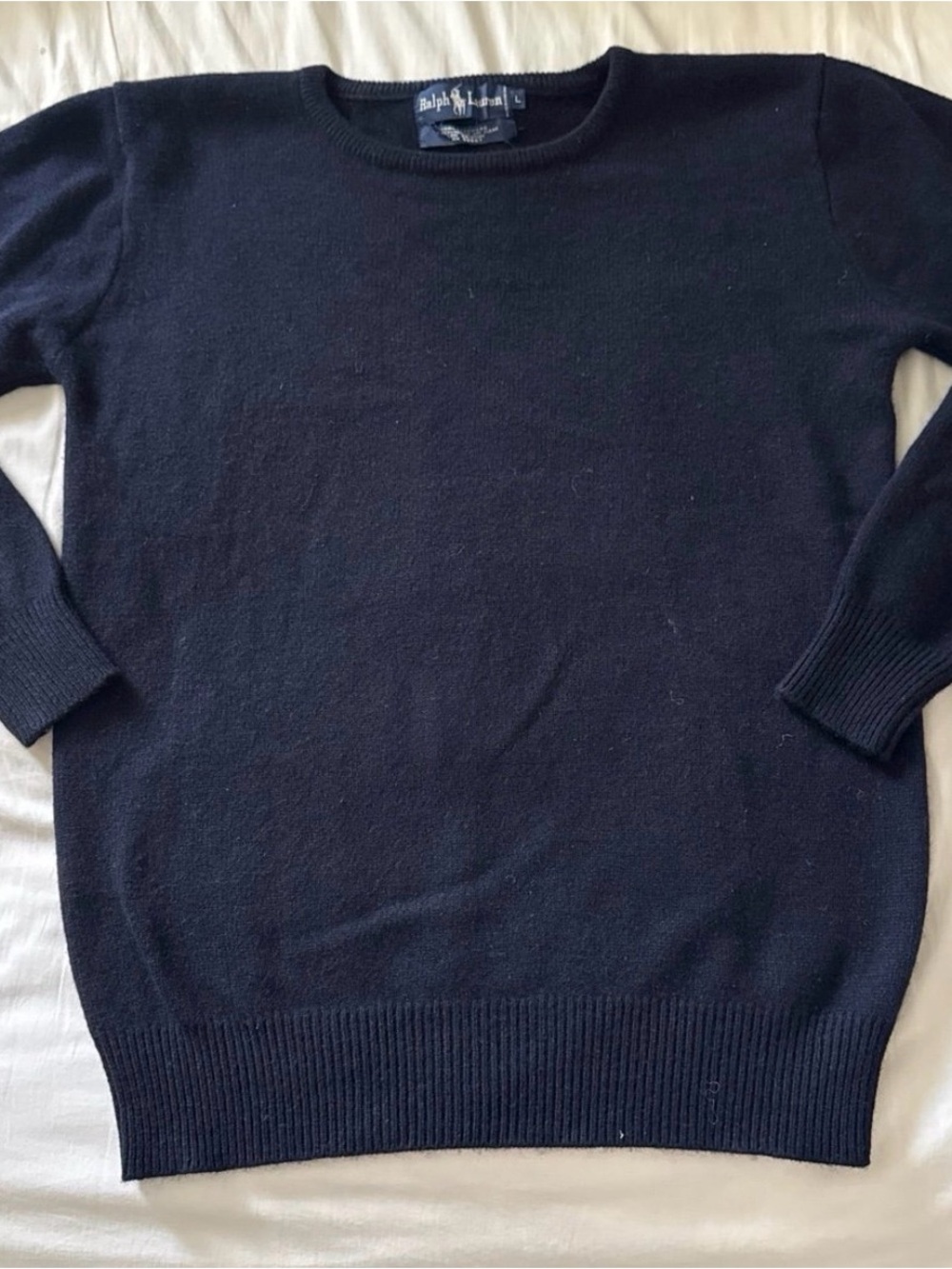Ralph Lauren Navy Crewneck Sweater